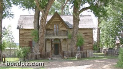 Old Wild West town of Nevada City in Montana