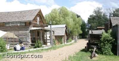 Old Wild West town of Nevada City in Montana