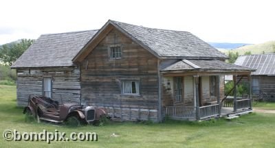 Old Wild West town of Nevada City in Montana