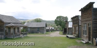 Old Wild West town of Nevada City in Montana