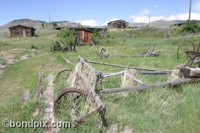 Old Wild West town of Nevada City in Montana