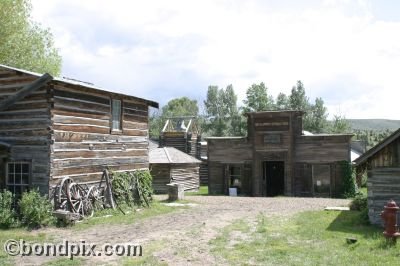 Old Wild West town of Nevada City in Montana