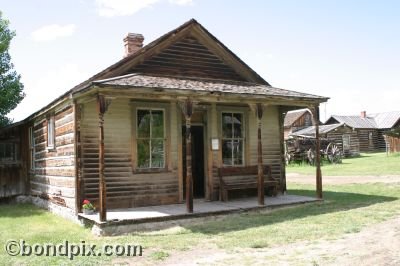 Old Wild West town of Nevada City in Montana