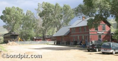 Nevada City Railroad station on the Alder Gulch RR in Montana