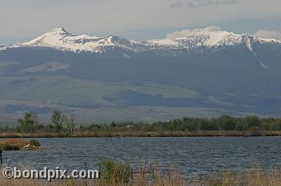 Mount Powell from Warm Springs Ponds, Montana