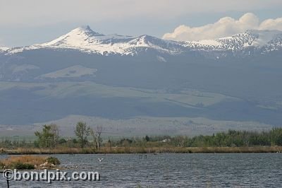 Mount Powell from Warm Springs Ponds, Montana