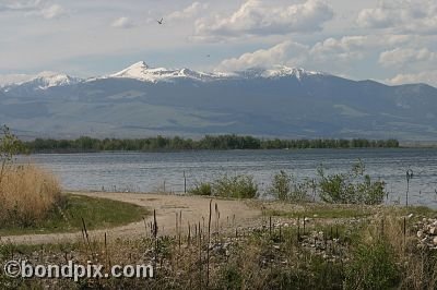 Mount Powell from Warm Springs Ponds, Montana