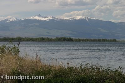 Mount Powell from Warm Springs Ponds, Montana