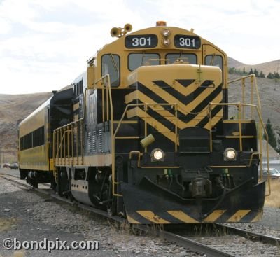 The Copper King Express on RARUS Railway in Anaconda, Montana