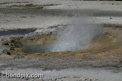 Some of the natural features of Yellowstone Park