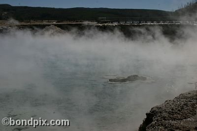 Some of the natural features of Yellowstone Park