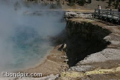 Some of the natural features of Yellowstone Park