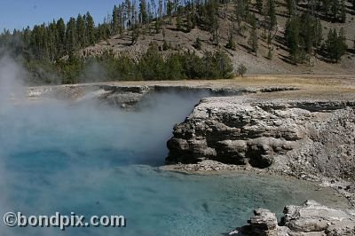 Some of the natural features of Yellowstone Park