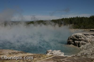 Some of the natural features of Yellowstone Park