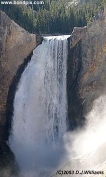 Waterfall in Yellowstone Park