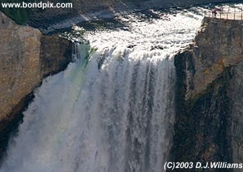 Waterfall in Yellowstone Park