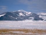 Winter snow picture of Mount Powell from Deer Lodge Montana for sale