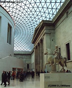 The Great Court in the British Museum in London