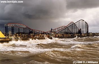 Blackpool Pleasure beach, the Big One rollar coaster