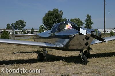 Aircraft at the annual fly in at Pogreba Field, Three Forks, Montana