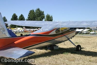 Aircraft at the annual fly in at Pogreba Field, Three Forks, Montana