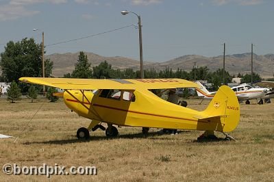 Aircraft at the annual fly in at Pogreba Field, Three Forks, Montana