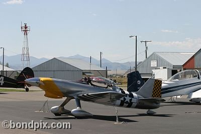 Aircraft at the annual fly in at Pogreba Field, Three Forks, Montana