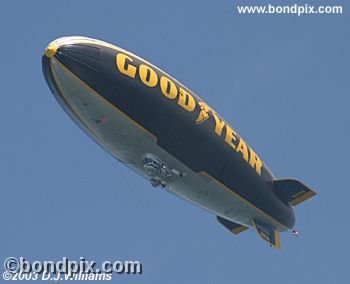 The Goodyear blimp airship