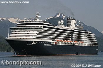 Cruise ship Oosterdam in Alaska