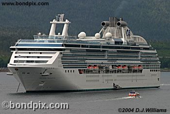 Cruise ship in Alaska