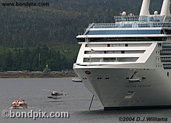 Cruise ship in Alaska