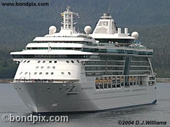 Cruise ship in Alaska