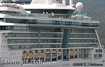 Cruise ship Radiance of the Seas in Alaska