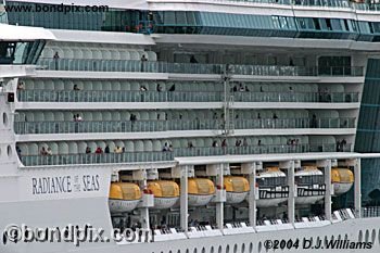 Cruise ship Radiance of the Seas in Alaska