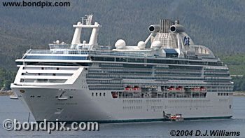 Cruise ship in Alaska