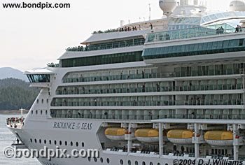 Cruise ship in Alaska