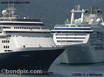 Cruise ship in Alaska