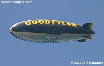 The Goodyear blimp airship
