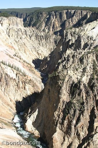 The Grand Canyon of Yellowstone Park