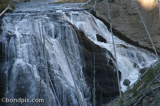 Waterfall in Yellowstone Park