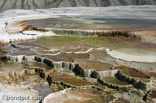 Some of the natural features of Yellowstone Park