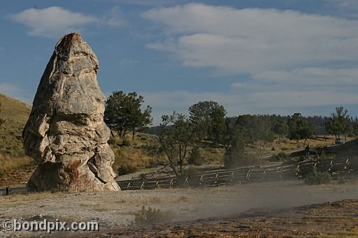 Some of the natural features of Yellowstone Park