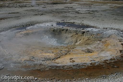 Some of the natural features of Yellowstone Park