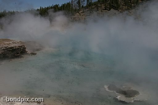 Some of the natural features of Yellowstone Park