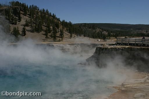 Some of the natural features of Yellowstone Park