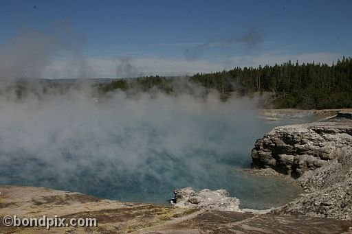 Some of the natural features of Yellowstone Park