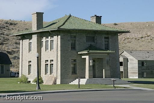 Office building in Mammoth Hot Springs, Yellowstone Park
