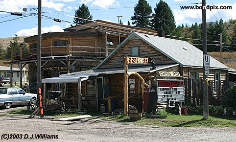 The mining town of P'burg in Montana