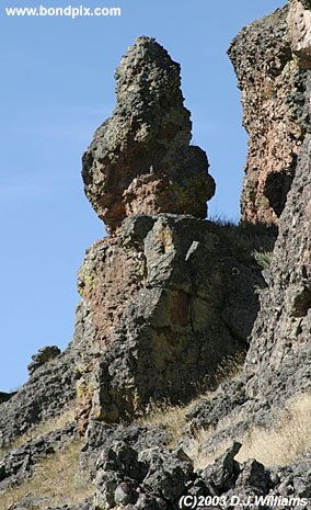 Pinacle tower rock formation