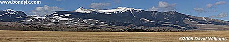 Panoramic photo of Mount Powell in Montana